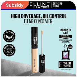 Maybelline Fit Me Concealer - Oil Free, Natural Coverage, Lightweight Formula with Natural- Looking Coverage for Flawless