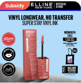 Maybelline Super Stay VinyI Ink Transfer Proof Shine Longwear Lipstick - 16H Longwear Longlasting, Glossy, Instant Shine